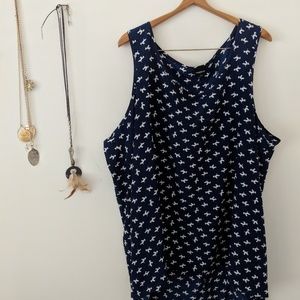 Torrid (size 4) high-low tank scottie dog